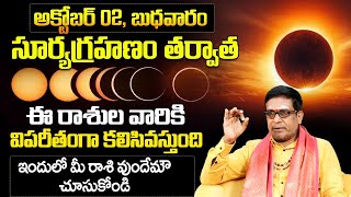 2 october 2024 surya grahan  Surya Grahan 2024 in India Date amp Time  Grahanam Eppudu 2024 Telugu [upl. by Eciened]