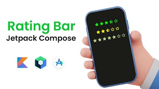 How To Create Stars Rating Bar In Jetpack Compose [upl. by Eanahs]