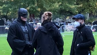 The Batman filming in Liverpool Oct 13 2020 [upl. by Yelhsa]