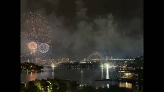 SYDNEY AUSTRALIA FIREWORKS 2024  CHISMOSANG BANEYNEY [upl. by Kariv]