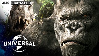 King Kong  V rex Fight in 4K HDR [upl. by Verlie]