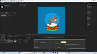 Animate a Snow Globe in After Effects [upl. by Ettena]