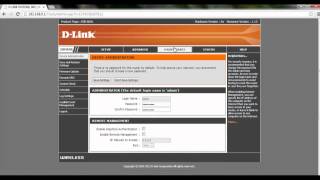 Dlink Router HowToHow to Configure Remote Management on your wireless router [upl. by Laws]