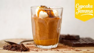 Ultimate Salted Caramel Chocolate Mousse recipe  Cupcake Jemma [upl. by Gabbey]