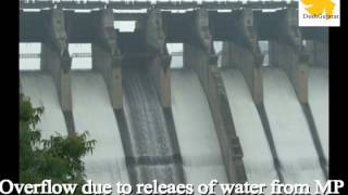 Sardar Sarovar Narmada dam overflows for the first time in this season [upl. by Hamaso311]