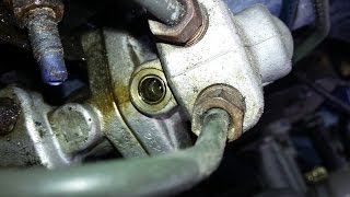 94 Honda Civic Brake Proportioning Valve Leak [upl. by Acimot]