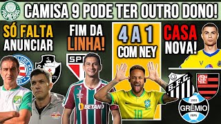 NOVOS TÉCNICOS DE VASCO E BAHIA CAMISA 9 NO VERDÃO GANSO NO SP DUPLA NO PEIXE BRASIL GOLEIA E [upl. by Ardelle]