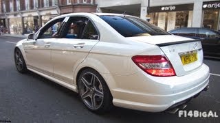 Loud Mercedes C63 AMG Accelerations [upl. by Adiarf823]