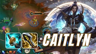 WILD RIFT  A  TIER CAITLYN CRIT BUILD RANKED GAMEPLAY [upl. by Niarb163]