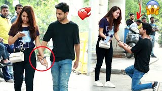 Holding Girls Hands Public Prank With Suddenly Proposed Girls Shocked💕 Epic Reactions Ram Arany [upl. by Cryan]