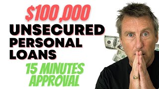 UNSECURED Personal Loans 1K  100000 amp Low Credit Score OK [upl. by Yrrep359]