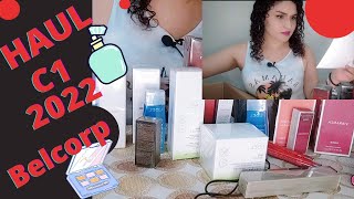 Haul campaña C01 Belcorp 2022 Cyzone Esika y LBEL [upl. by Salomie]