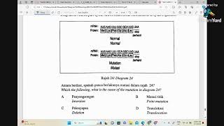 TRIAL TERENGGANU 2023 BIOLOGI KERTAS 1 [upl. by Anilasor]