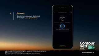 CONTOUR® NEXT ONE  Setting A Reminder [upl. by Enisamoht]
