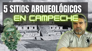 CINCO SITIOS ARQUEOLOGICOS DE CAMPECHE CON EL PROFESOR PANDA [upl. by Henden]