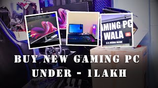 Finally buy new gaming pc  fully step tour vlog  under 1 lakh pc best for gaming  work ￼ [upl. by Caputo]