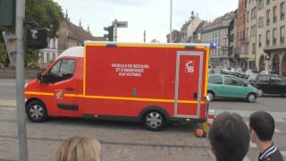 SPECIAL VIDEO  RTW streift Verkehrsschild  Ambulance hits traffic sign [upl. by Dinesh887]