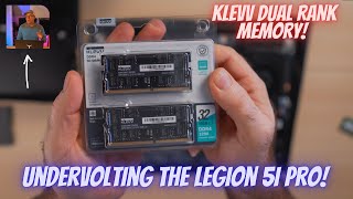 Lenovo Legion 5i Pro  Memory Upgrade And Undervolting  Performance [upl. by Aical]