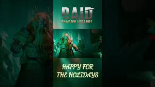 Raid Shadow Legends Happy for the Holidays raidshadowlegends christmas2024 [upl. by Cartan]