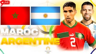 🔴🇦🇷🇲🇦 ARGENTINE  MAROC LIVE  🚨DIMA MAGHREB  🔥LOUVETURE DES JEUX OLYMPIQUES  JO 2024 [upl. by Jelle855]