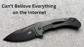 SOG Bulwark FLK Knife Review [upl. by Isewk313]