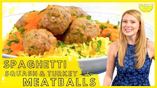 Spaghetti Squash amp Turkey Meatballs [upl. by Marva]