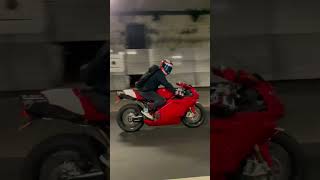 DUCATI 749R Termignoni full exhaust sound🔥 999R [upl. by Yrrah]