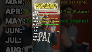 Best rap album from each month up to October [upl. by Adnoloy]