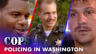 🔵 From Traffic Stops to Thefts Policing in Washington  Cops Full Episodes [upl. by Chen]