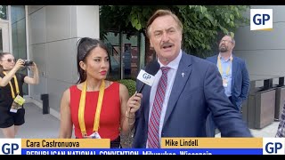 Interview with Mike Lindell at the Republican National Convention [upl. by Acinoreb766]