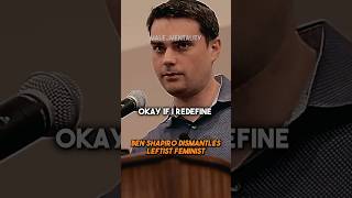 Ben Shapiro Dismantles Woke Feminist With Her Own Argument🤬👀 [upl. by Notnirt]