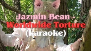 Jazmin Bean  Worldwide Torture karaoke [upl. by Naesal]