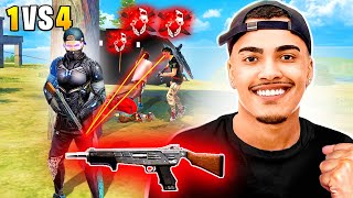 SOBREVIVENDO EM SITUAÇÕES DIFÍCEIS NESSE SOLO vs SQUAD  FREE FIRE MOBILE [upl. by Nitsugua]