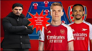 NEW ERA  STRONGEST Arsenal Predicted Line up Under Mikel Arteta with Leroy Sane amp Viktor Gyökeres [upl. by Asaeret]