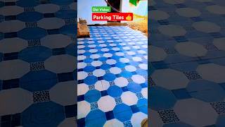 Parking tiles 👍 Support Me viralreels homeimprovement tiles trendingvideo [upl. by Duaner]