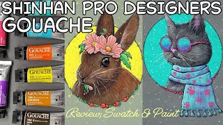 ShinHan Professional Designers Gouache Review [upl. by Haslam488]