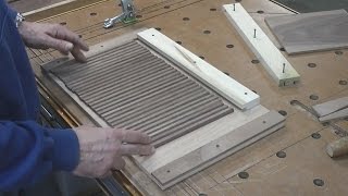 Small Secretary With Tambour Door – Making the Tambour Door [upl. by Rabjohn116]