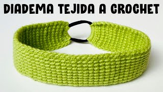 🌈Diadema Tejida a crochet PASO A PASO crochet headband  VINCHA  TURBANTE❤ [upl. by Imehon]