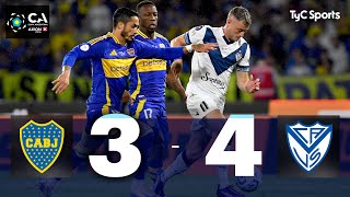 Boca 3  4 Vélez  EN UN PARTIDAZO EL FORTÍN ELIMINÓ AL XENEIZE  Copa Argentina 2024  Semifinales [upl. by Giza310]