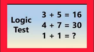 Logic Test [upl. by Lucien]