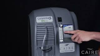 Companion 5 Oxygen Concentrator Visual User Guide  CPAPXchange [upl. by Patricia]