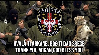 “Hvala ti Arkane”Serbian patriotic songThank you Arkan [upl. by Evan]