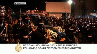 Ethiopians mourn Meles Zenawi [upl. by Anawt805]