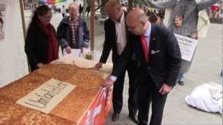 Umfairteilen ButtonDay auf dem Breitscheidplatz [upl. by Perkin574]