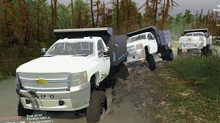 Chevrolet Doble Rodado de Redilas  Camino Offroad Cruzando Rios [upl. by Capps302]