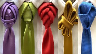 5 Amazing ways to tie a tie [upl. by Stannwood]