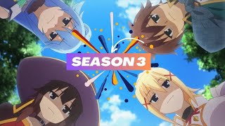 KonoSuba Season 3 Release Date Update [upl. by Kcirdnekal]