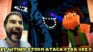 EL WITHER STORM ATACA OTRA VEZ   Minecraft Story Mode Capítulo 2 con Pepe el Mago 1 [upl. by Horace635]