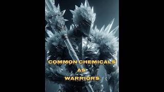 Common chemicals as Warriors ammonia salt bakingsoda water graphite warriors ai [upl. by Eshman]