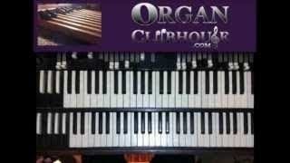 ♫ How to play the quot 56251 CHORD PROGRESSIONquot gospel organ tutorial ♫ [upl. by Sair]